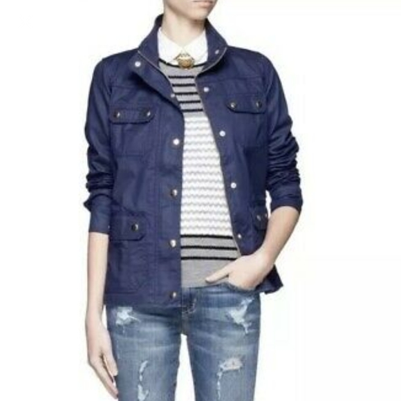 J CREW downtown field jacket navy XS (O1) - Picture 1 of 14
